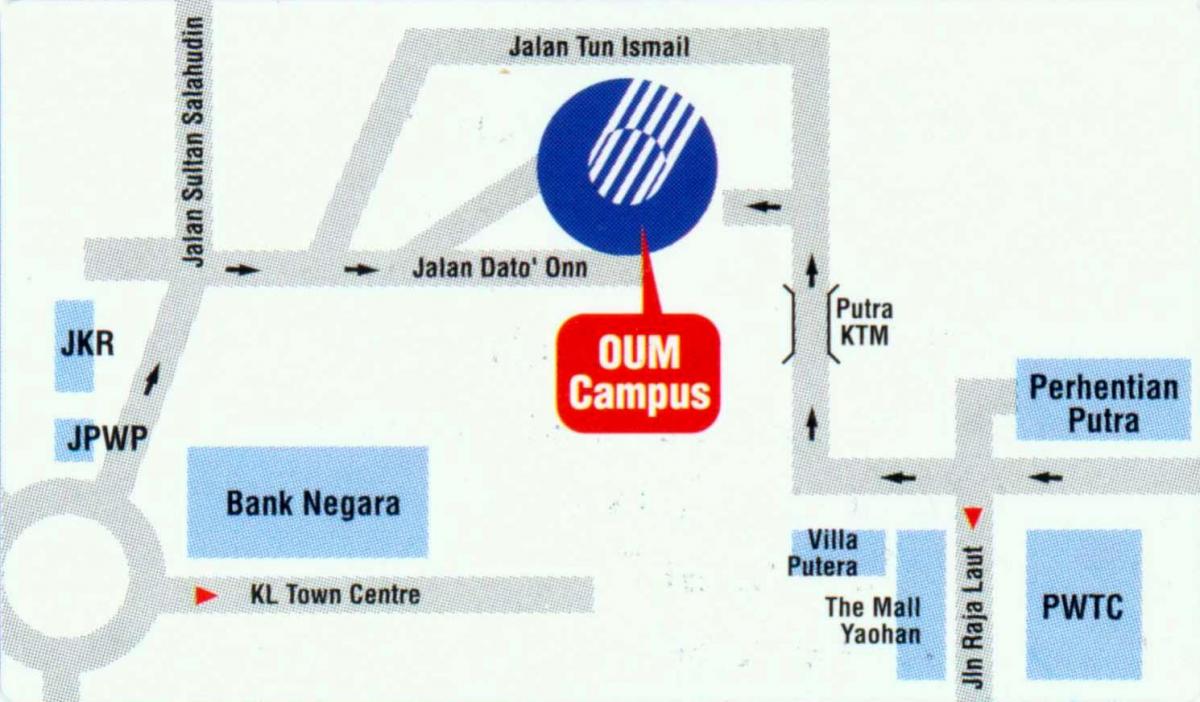 Kartta bank negara malesia sijainti