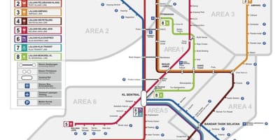 Kartta kuala lumpur lentokenttä juna